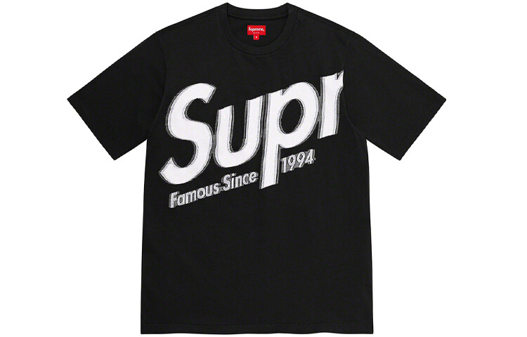 Футболка Supreme Intarsia Spellout, черный — фото 2