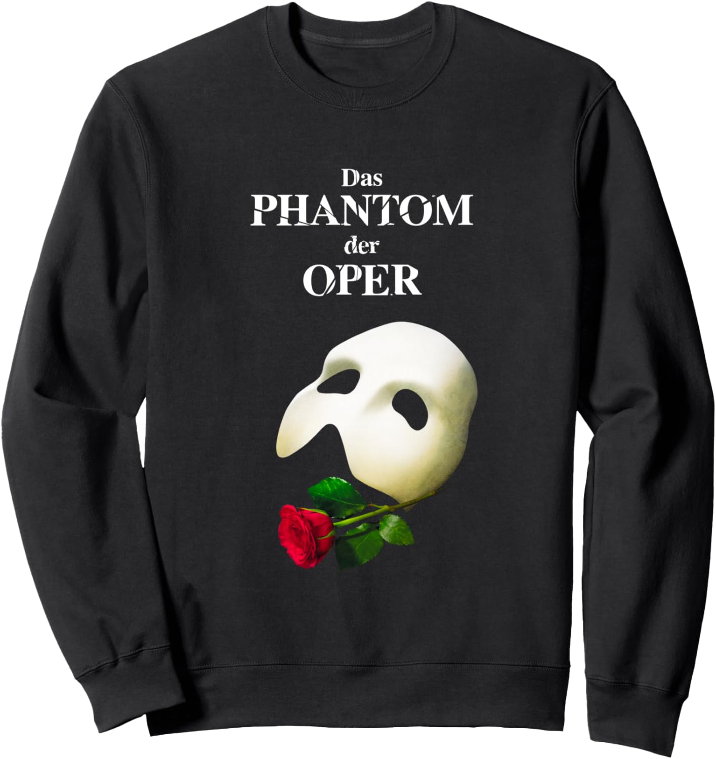 

Официальная толстовка с немецким логотипом «Призрака оперы», черная Andrew Lloyd Webber, Черный, Официальная толстовка с немецким логотипом «Призрака оперы», черная Andrew Lloyd Webber