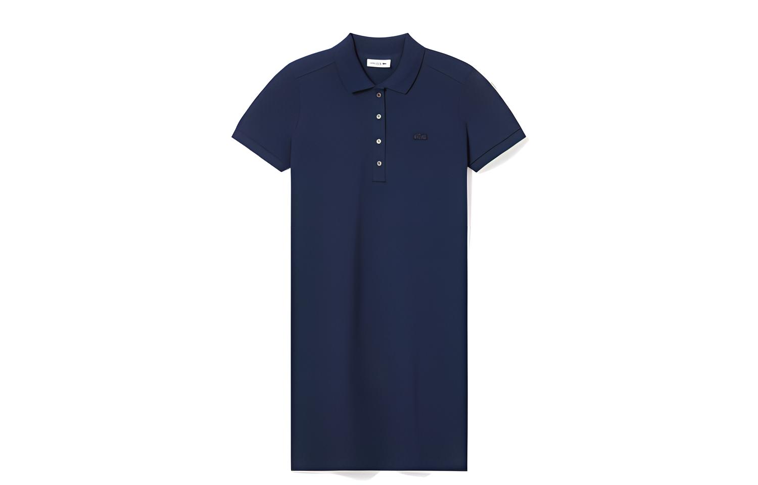 

Футболка-поло с коротким рукавом и логотипом LACOSTE, темно-синий