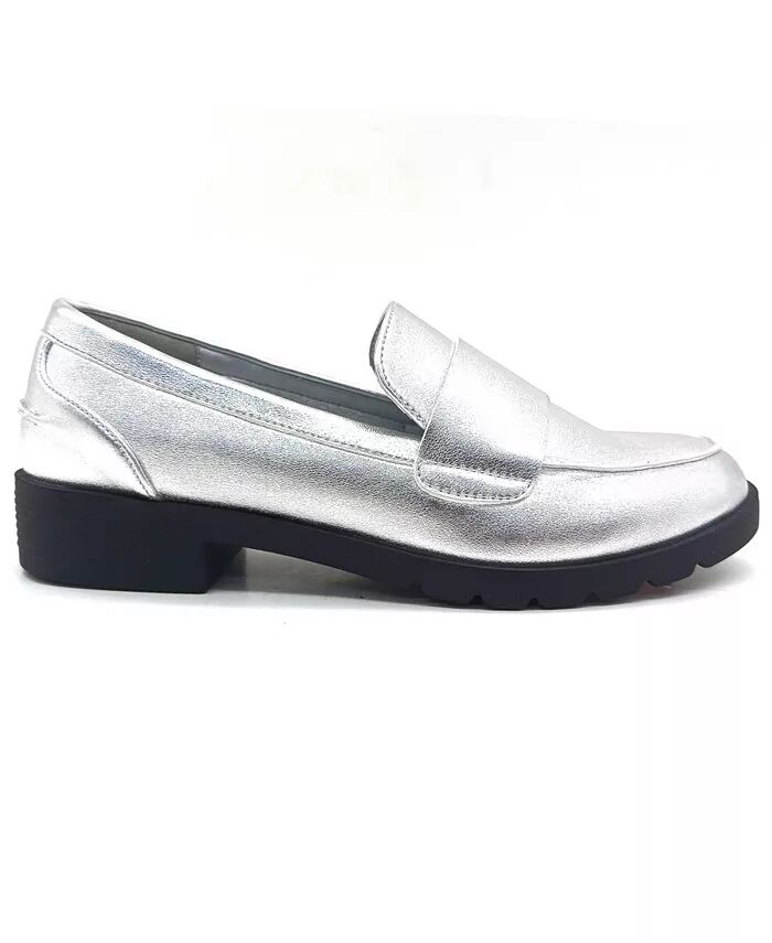 Женские мокасины Fern Slip On Kenneth Cole Reaction, серебряный — фото 2