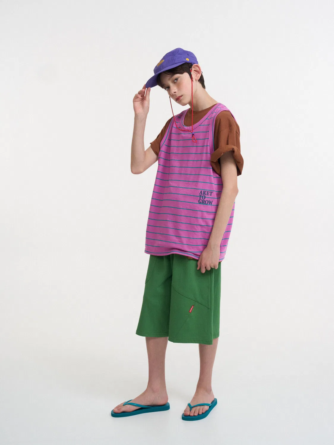 Детские шорты-бермуды Amarket Cut-Off, зелёные — фото 3