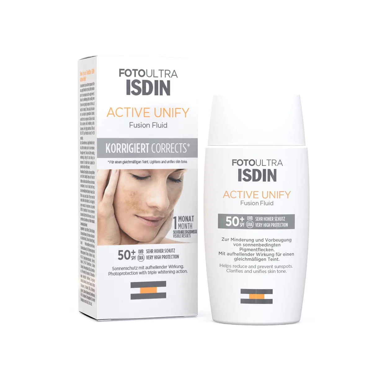 Солнцезащитный крем «FotoUltra Active Unify SPF 50+» от ISDIN Isdin