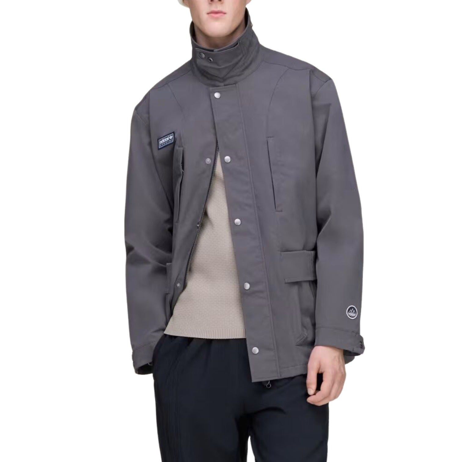 Куртка Adidas SPZL Merkland Light Jacket 'Cinder' — фото 4