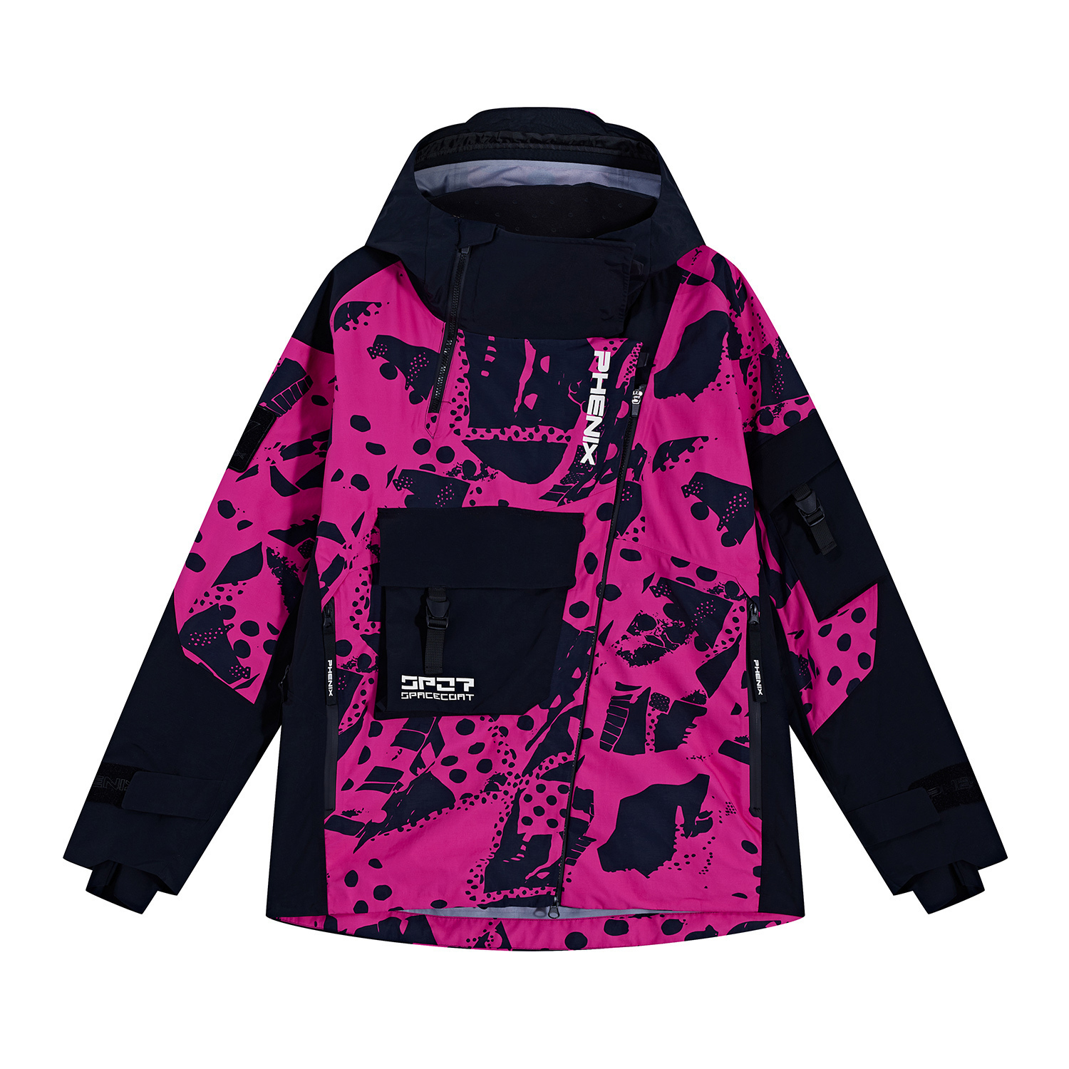 

Спортивная куртка для лыж SP27 унисекс Phenix, черный/розовый