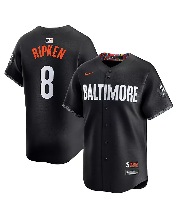 

Мужская ограниченная джерси Baltimore Orioles City Connect в черном цвете Cal Ripken Jr Nike