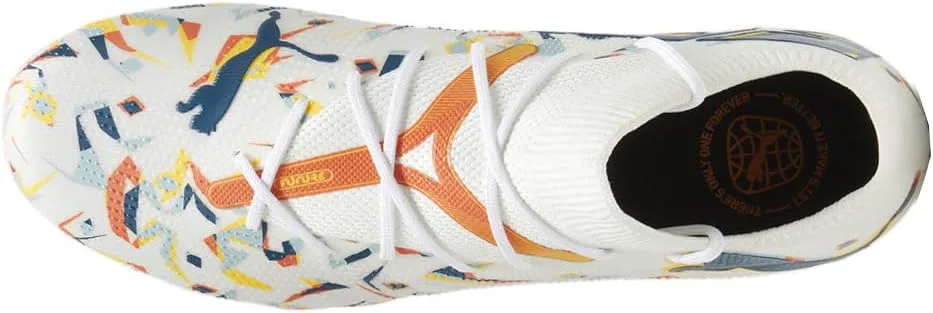 Футбольные бутсы PUMA для мужчин Future 7 Match Creativity для твердого/искусственного покрытия, белый — фото 4