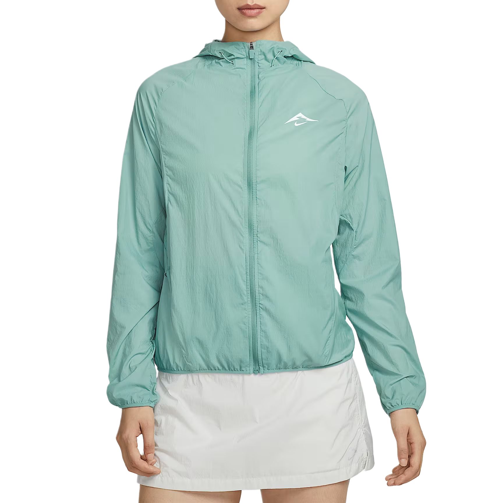 

Nike Женская куртка для трейла, Cannoneer Gray/Pearl White/Mountain White