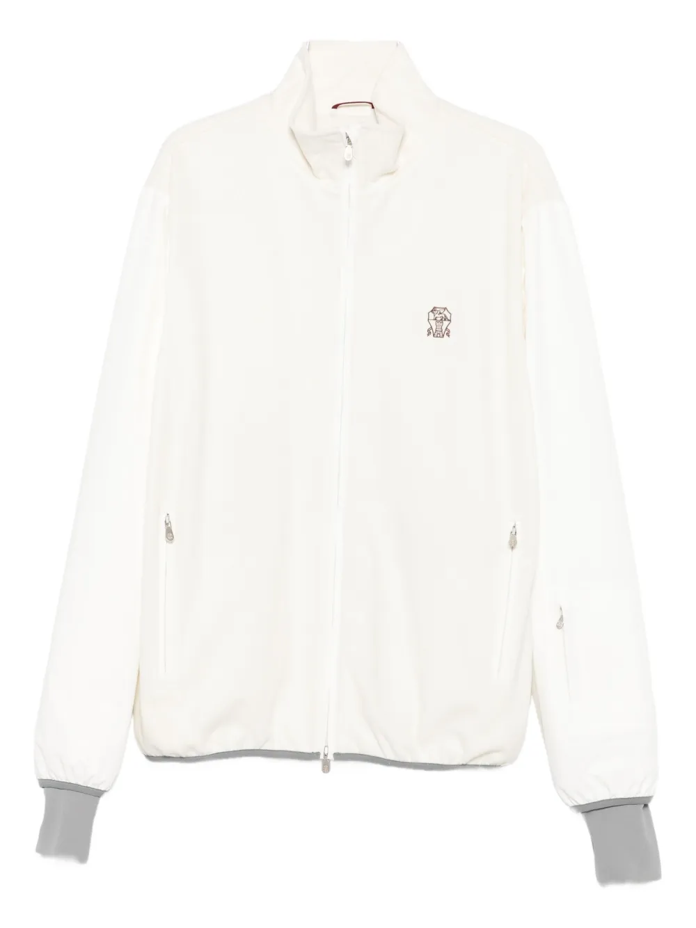 

Жакет из шерстяной смеси Brunello Cucinelli, белый