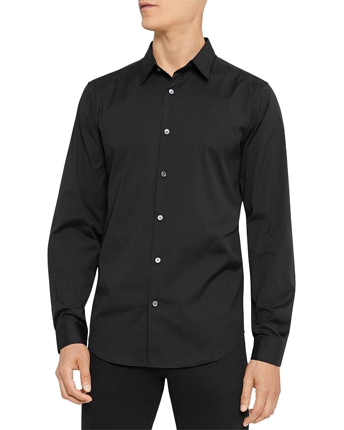 

Рубашка Sylvain Button Down in Wealth Theory, черный