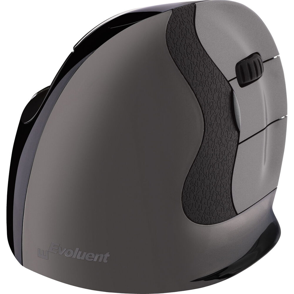 

Беспроводная мышь Evoluent VerticalMouse D (маленькая, темно-серебристая)