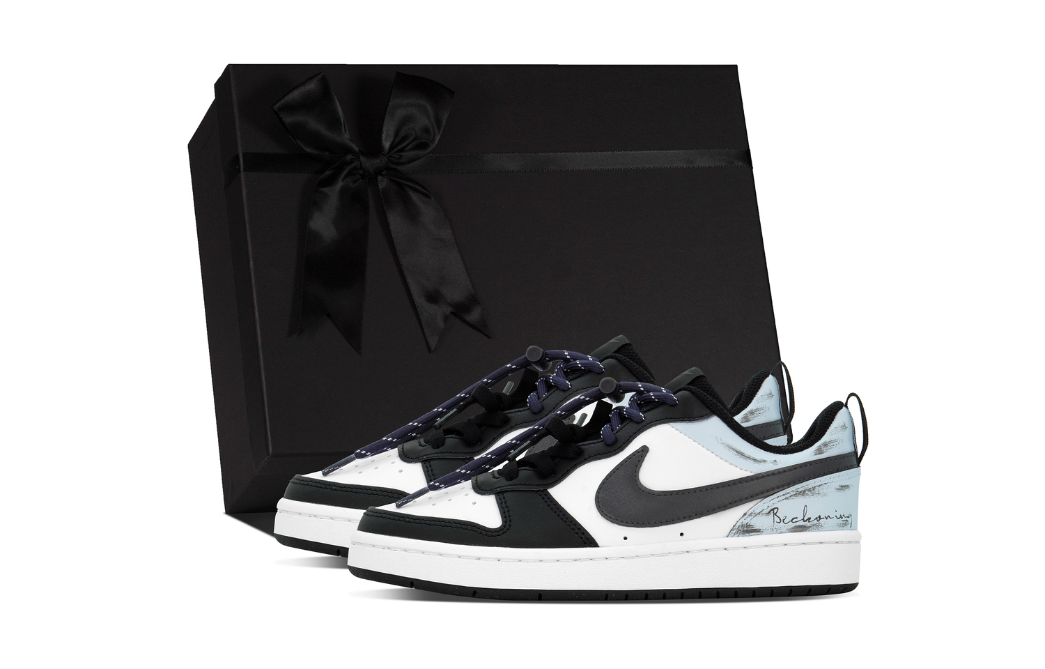 

Детские скейтерские кроссовки Court Borough для младших школьников Nike, черный