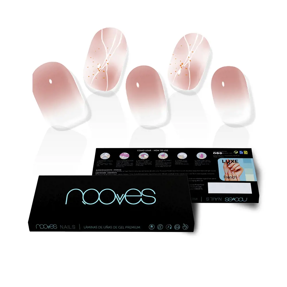 

Лак для ногтей Láminas de uñas de gel michelle premium glam #art design Nooves, 20 шт.