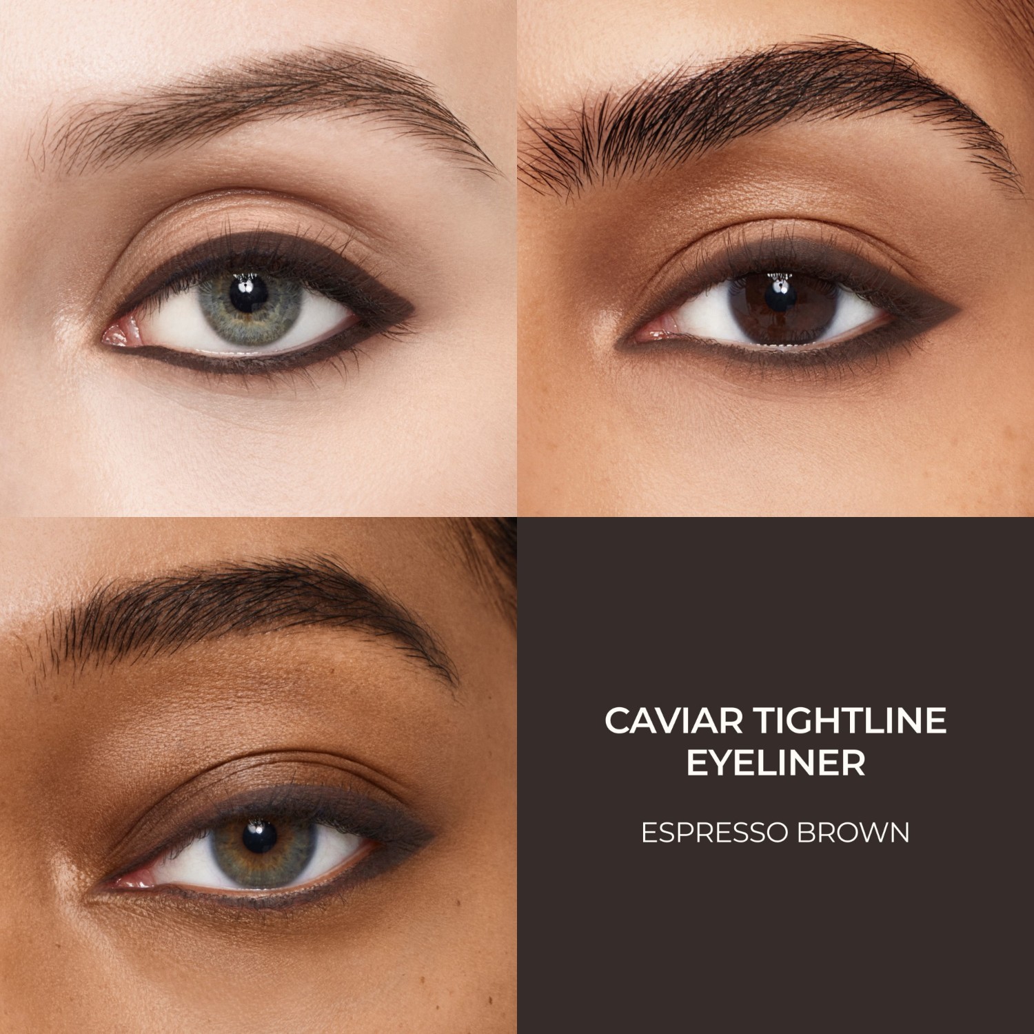Подводка для глаз caviar eyeliner dark plum Laura Mercier, 2 - espresso brown, вес 1.2 гр. — фото 4