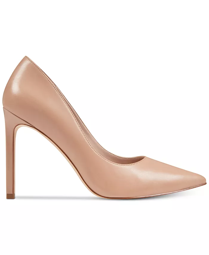 Женские туфли-лодочки Tatiana с острым носом на шпильке Nine West, коричневый/бежевый — фото 2