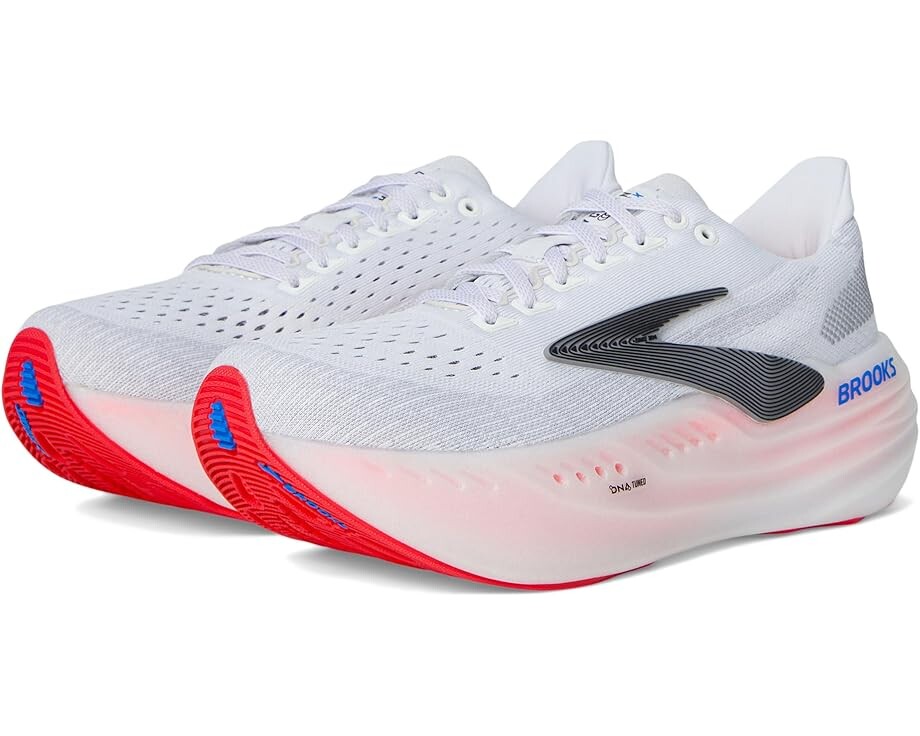 Кроссовки Brooks Glycerin Max, цвет White/Black/Diva Pink