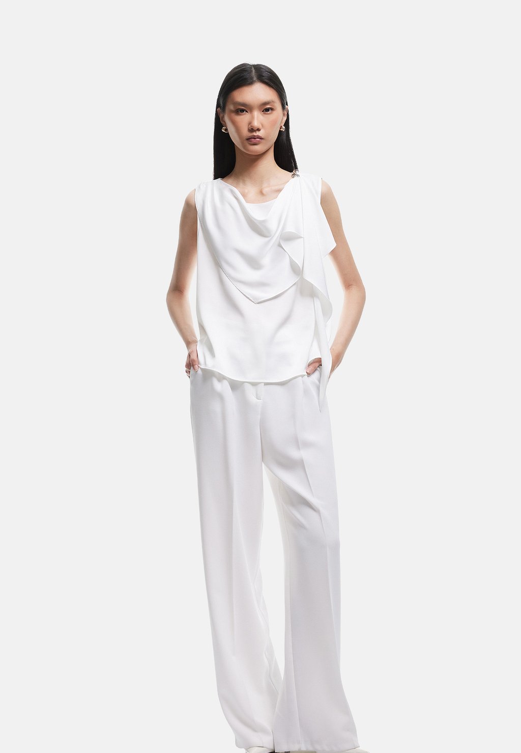 

Топ SLEEVELESS - Blouse Koton, кремовый