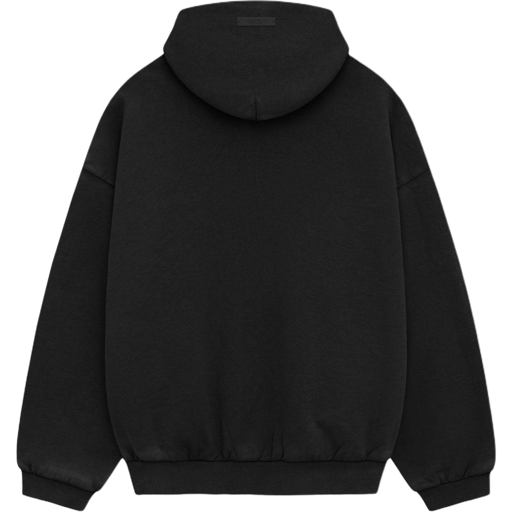 Винтажная утепленная худи Fear Of God Essentials, цвет Meteorite Black/черный — фото 3