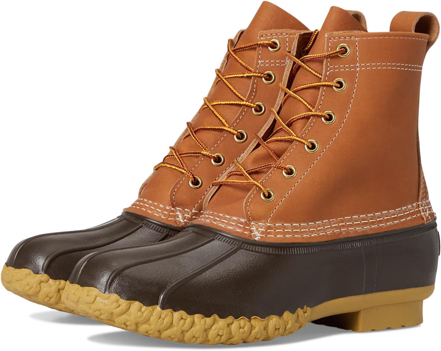 Ботинки L.L.Bean Women's Bean Boots 8" Insulated, Tan/Bean Boot Brown/Gum