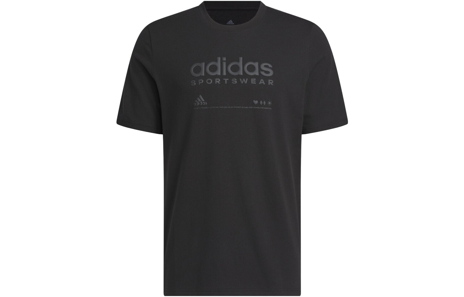 

Футболка мужская черная Adidas, черный