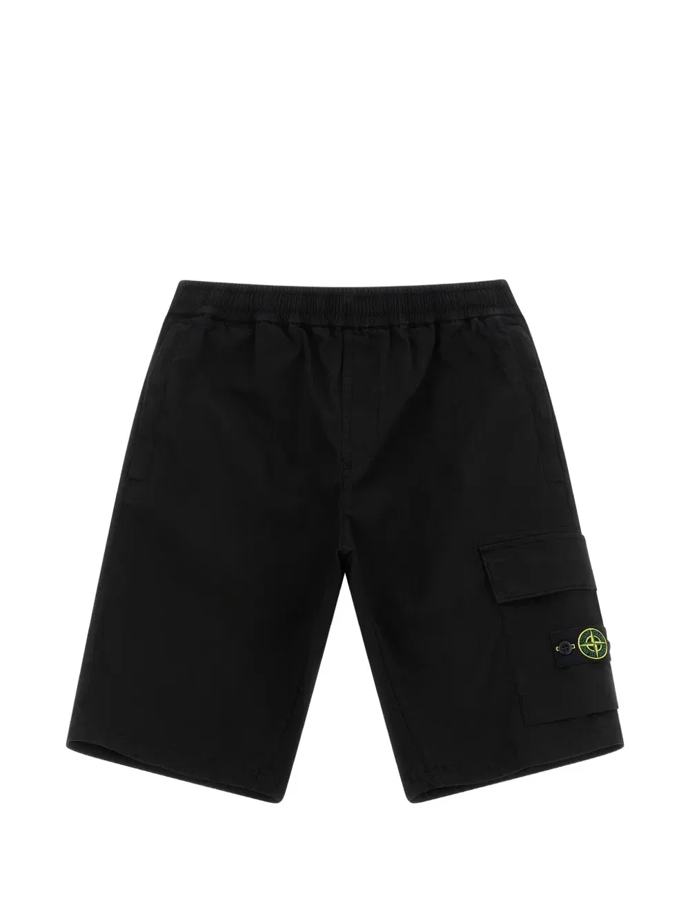 Шорты карго Compass Stone Island Junior, черный