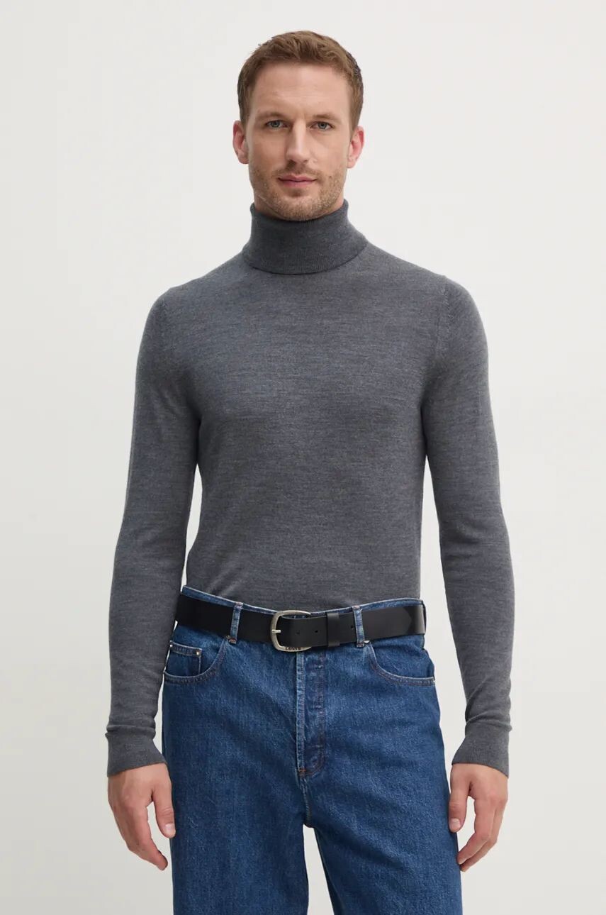 

Шерстяной свитер Calvin Klein, серый