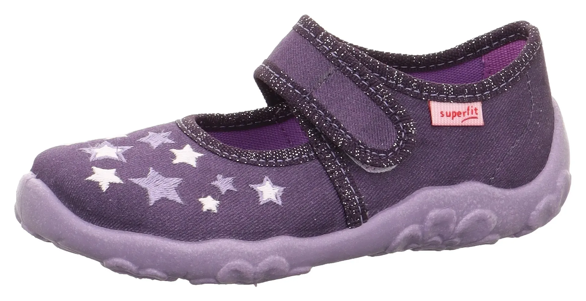

Тапочки Superfit "BONNY WMS: Medium", на застежке-липучке, цвет Pink-Sterne