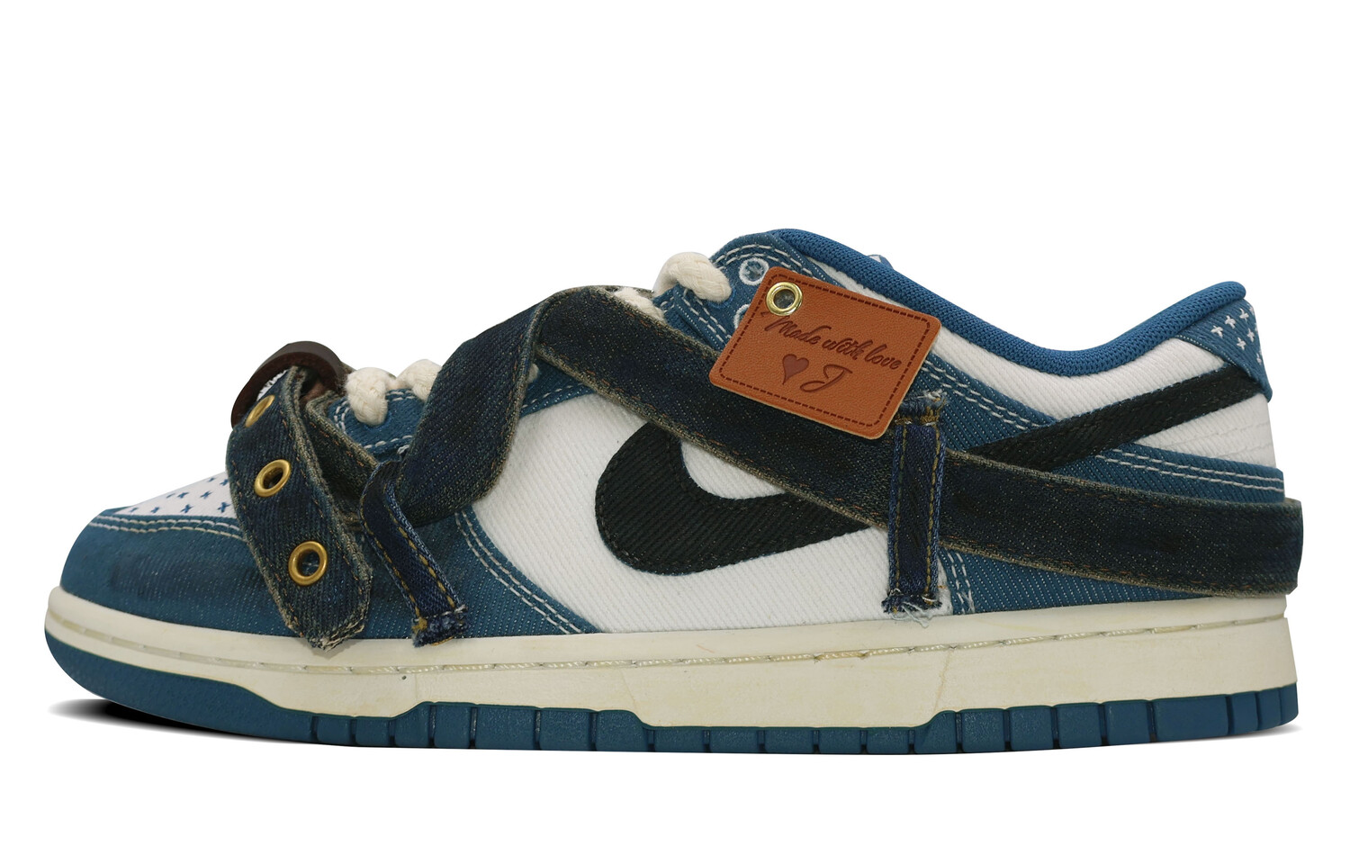 

Кроссовки Nike Dunk Skateboard Shoes Men Low-Top White Blue