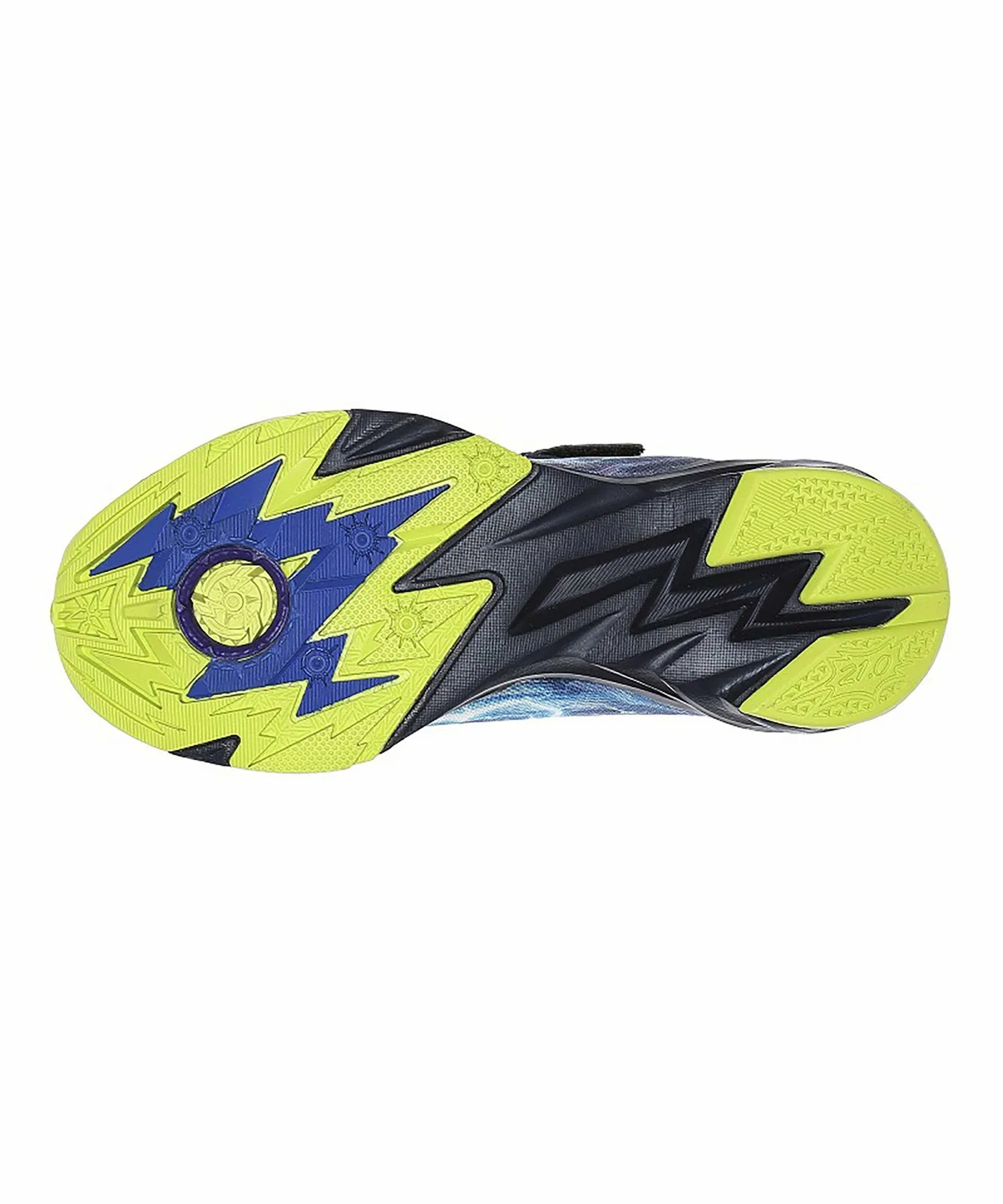 Детские кроссовки MoonStar SK 0082 сине-салатового цвета Sklshoter, Blue/Lime — фото 2