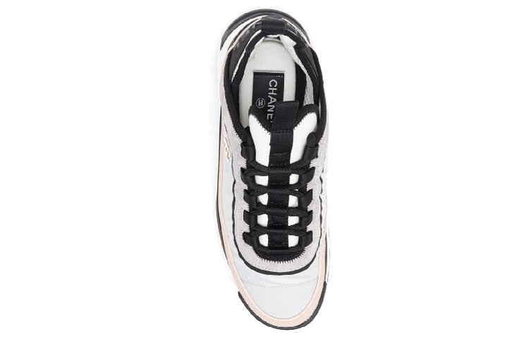 Женские туфли Lifestyle Low-top Белый/Розовый/Черный Chanel — фото 3
