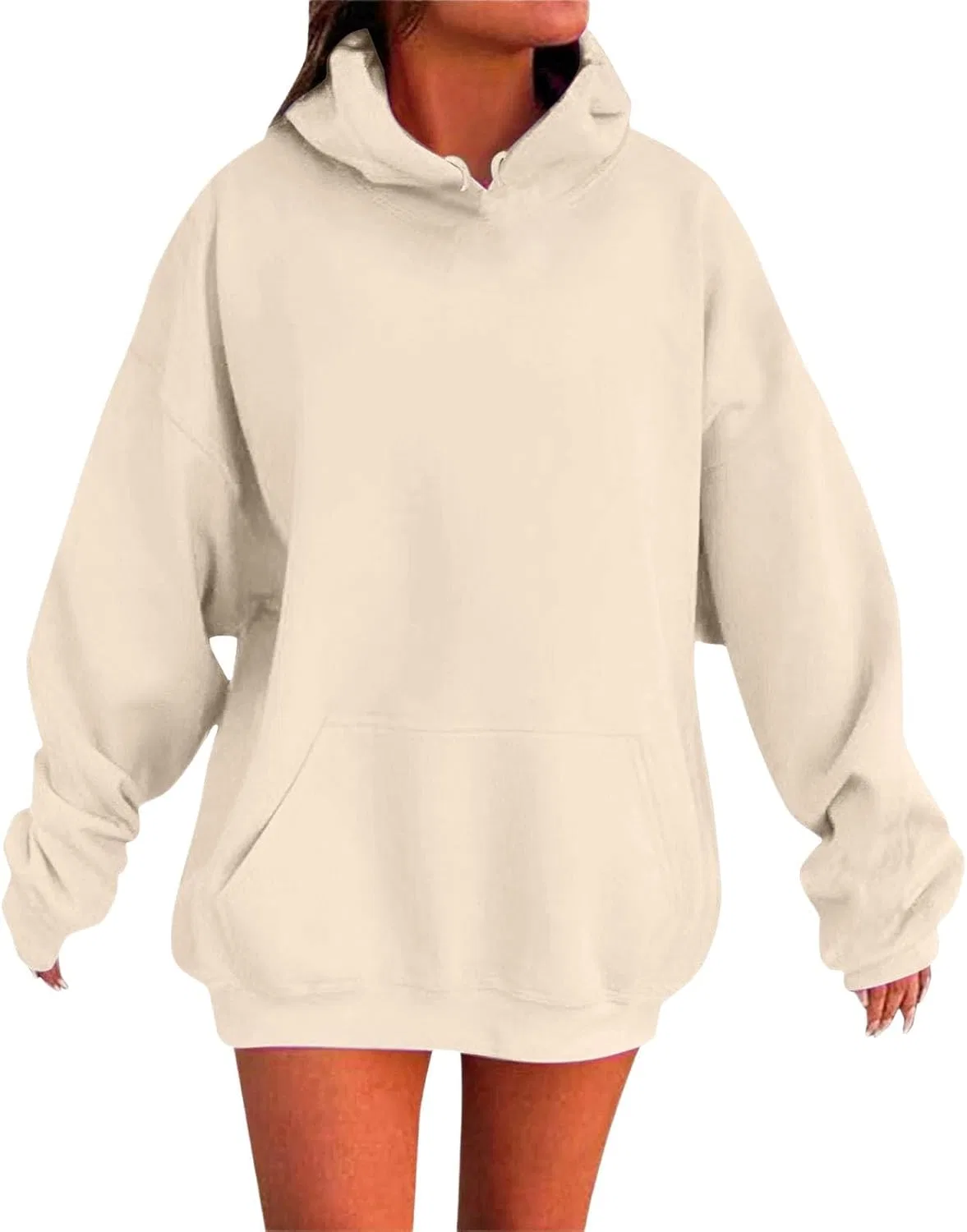 Худи женское оверсайз, бренд Generic, цвет Khaki