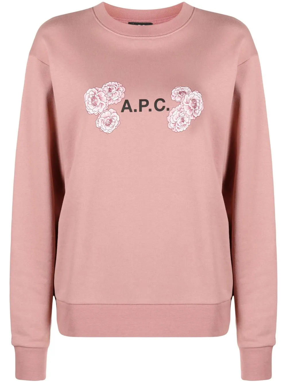 

Толстовка с логотипом A.P.C., розовый