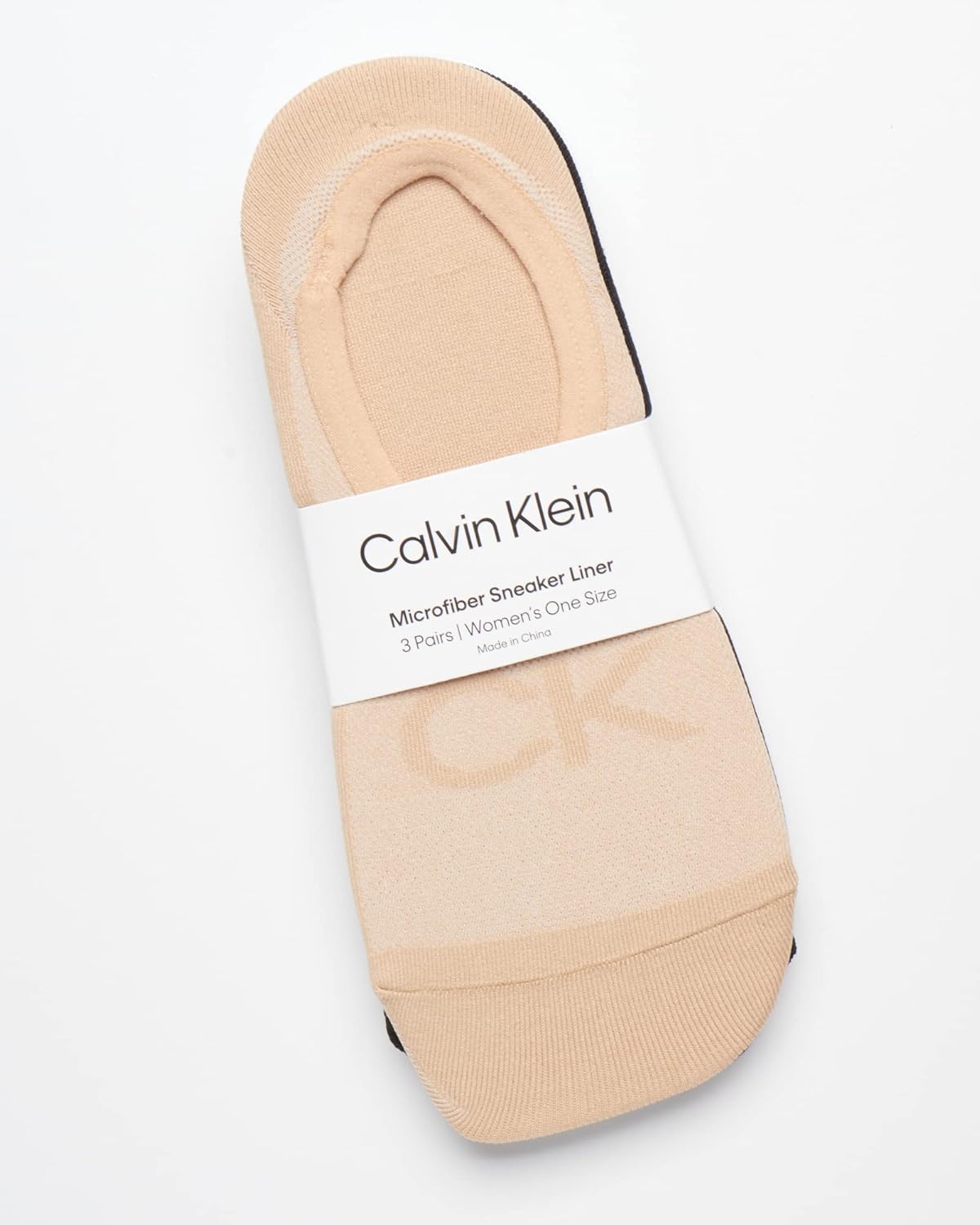 Женские носки Calvin Klein - легкие, с низкой посадкой (3 пары), Sand Assorted — фото 2