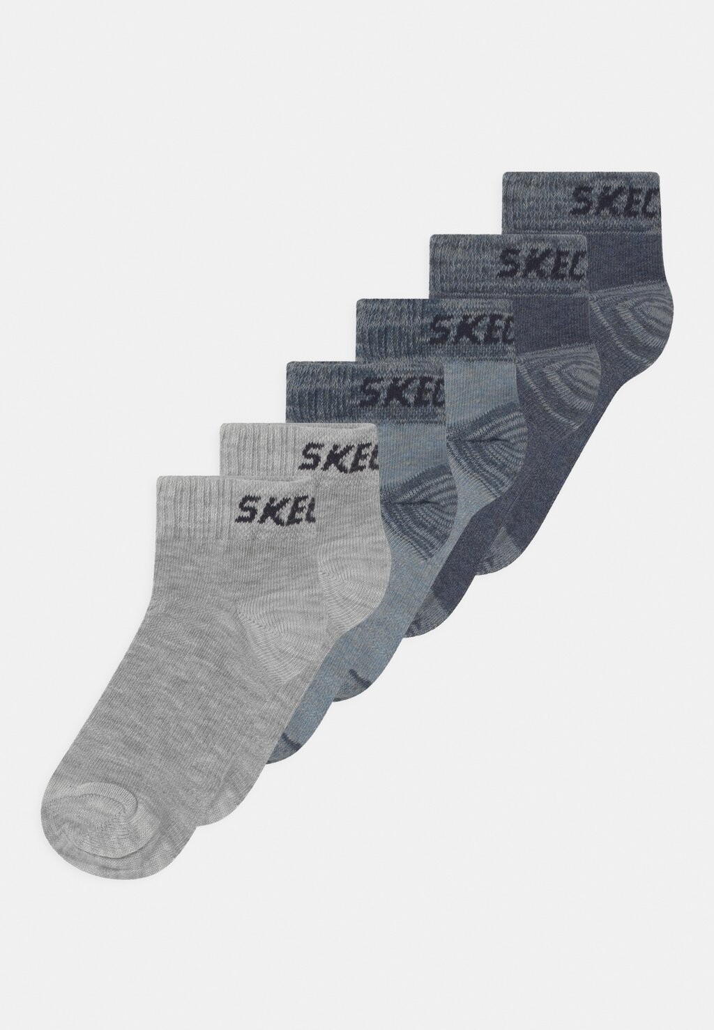

Носки ONLINE BOYS VENTILATION QUARTER 3 PACK Skechers, цвет stone melange