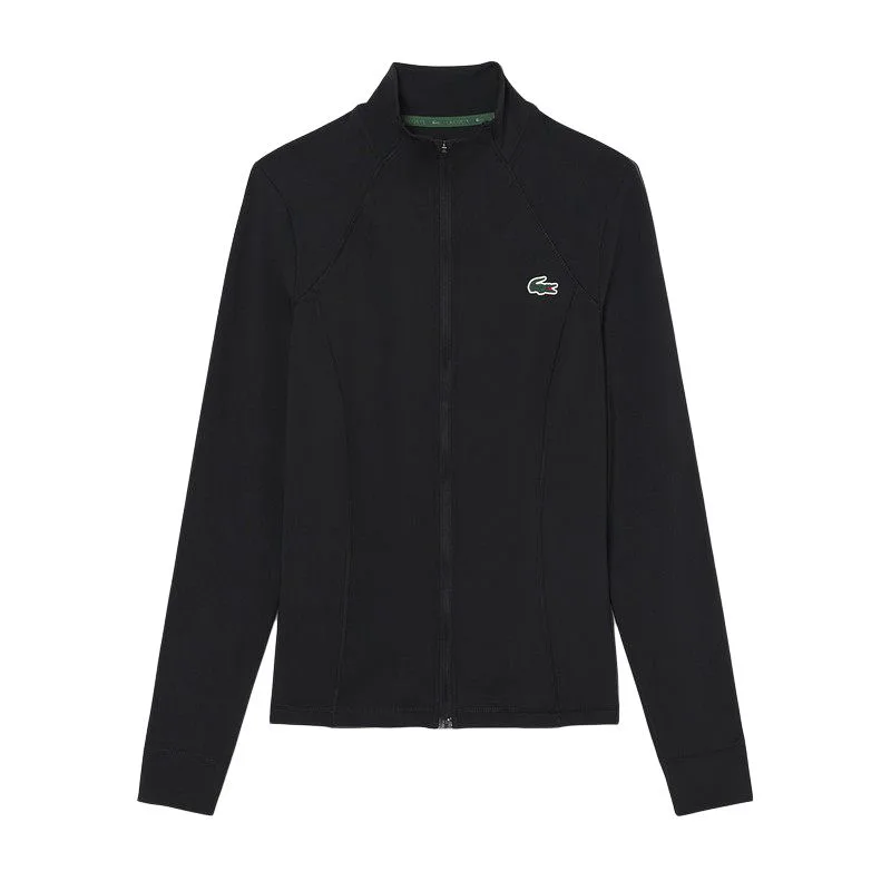 

LACOSTE Свитшот Women's 031/Black Stand Collar Moderate Cardigan, Черный, LACOSTE Свитшот Women's 031/Black Stand Collar Moderate Cardigan