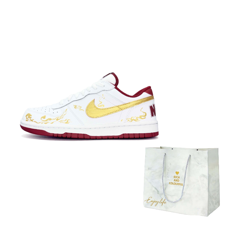 

Nike Кроссовки для скейтбординга Big Auspicious Clouds In The Year Of The Horse, кожаные, износостойкие и легкие, низкие