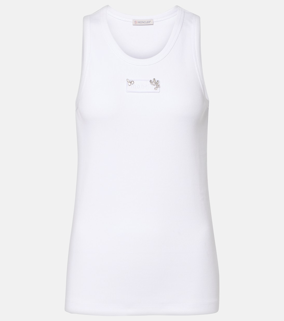

Хлопковая майка Moncler, 034 - White