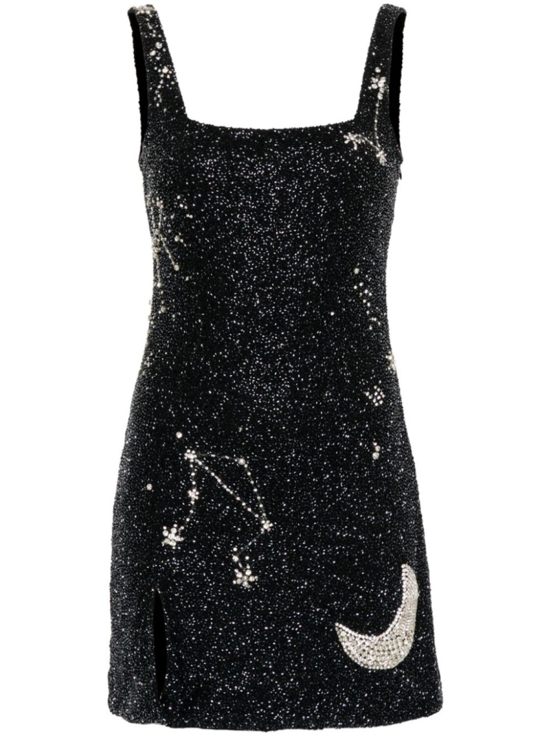 

Платье мини Le Sable с пайетками STAUD, черный