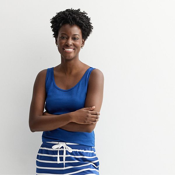 

Женская пижама-топ Sonoma Goods For Life, Navy Peony