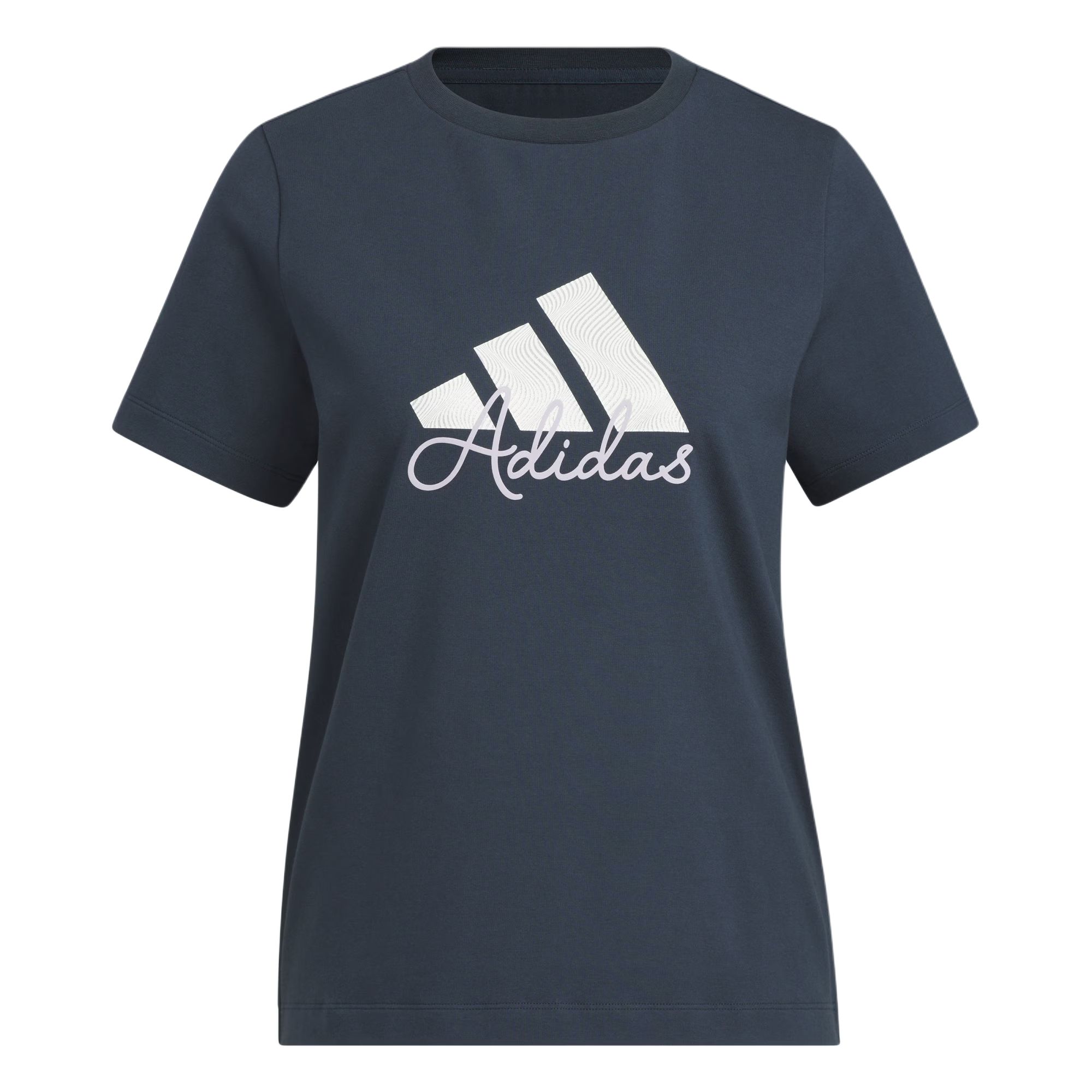 

Футболка MUST HAVES SS25 женская Adidas, синий/серебристый