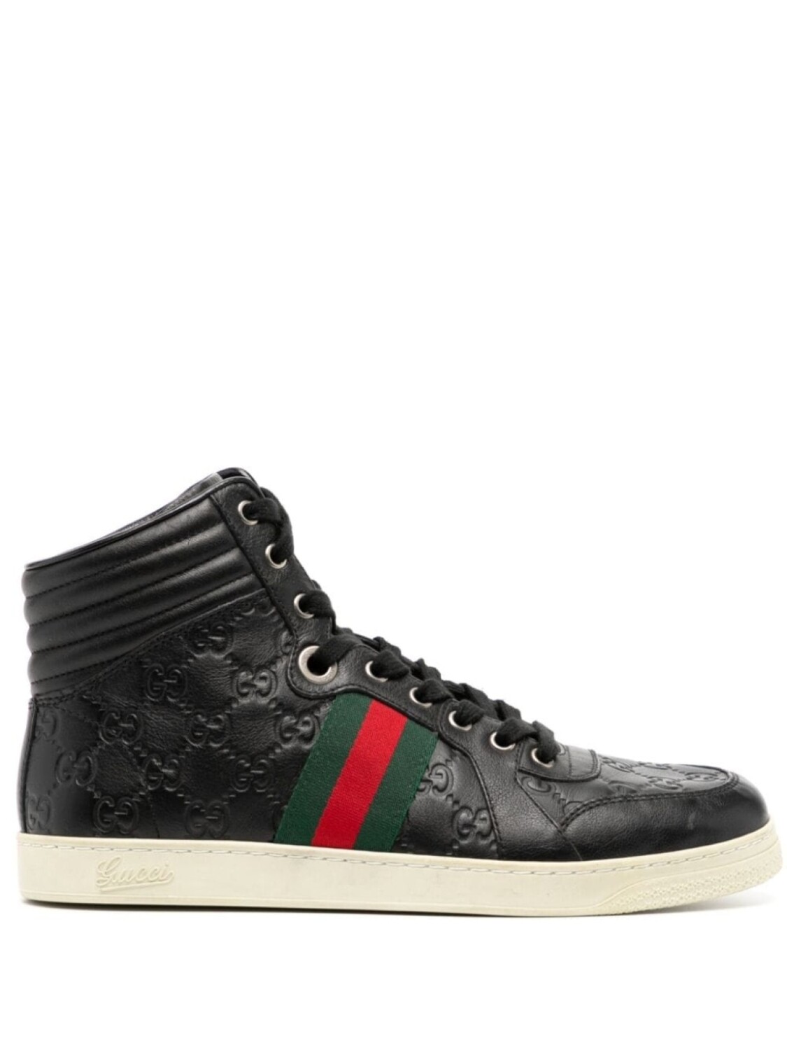 

Gucci высокие кеды, черный