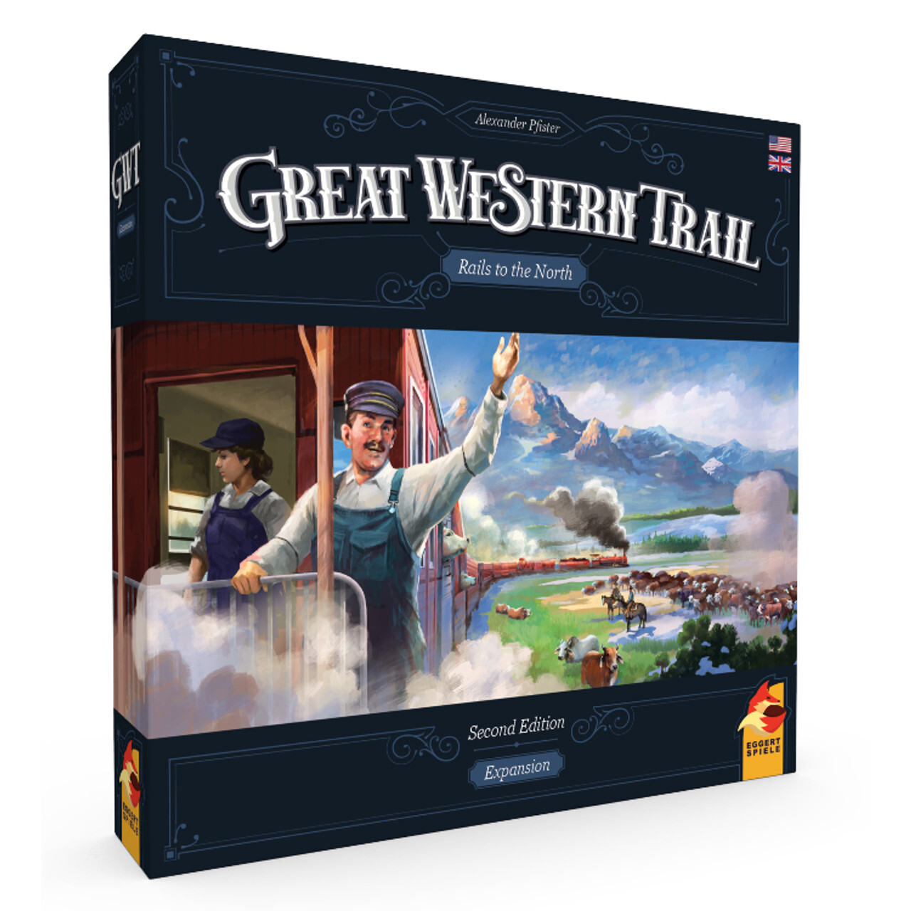 

Настольная игра Great Western Trail 2nd Edition: Rails to the North Expansion