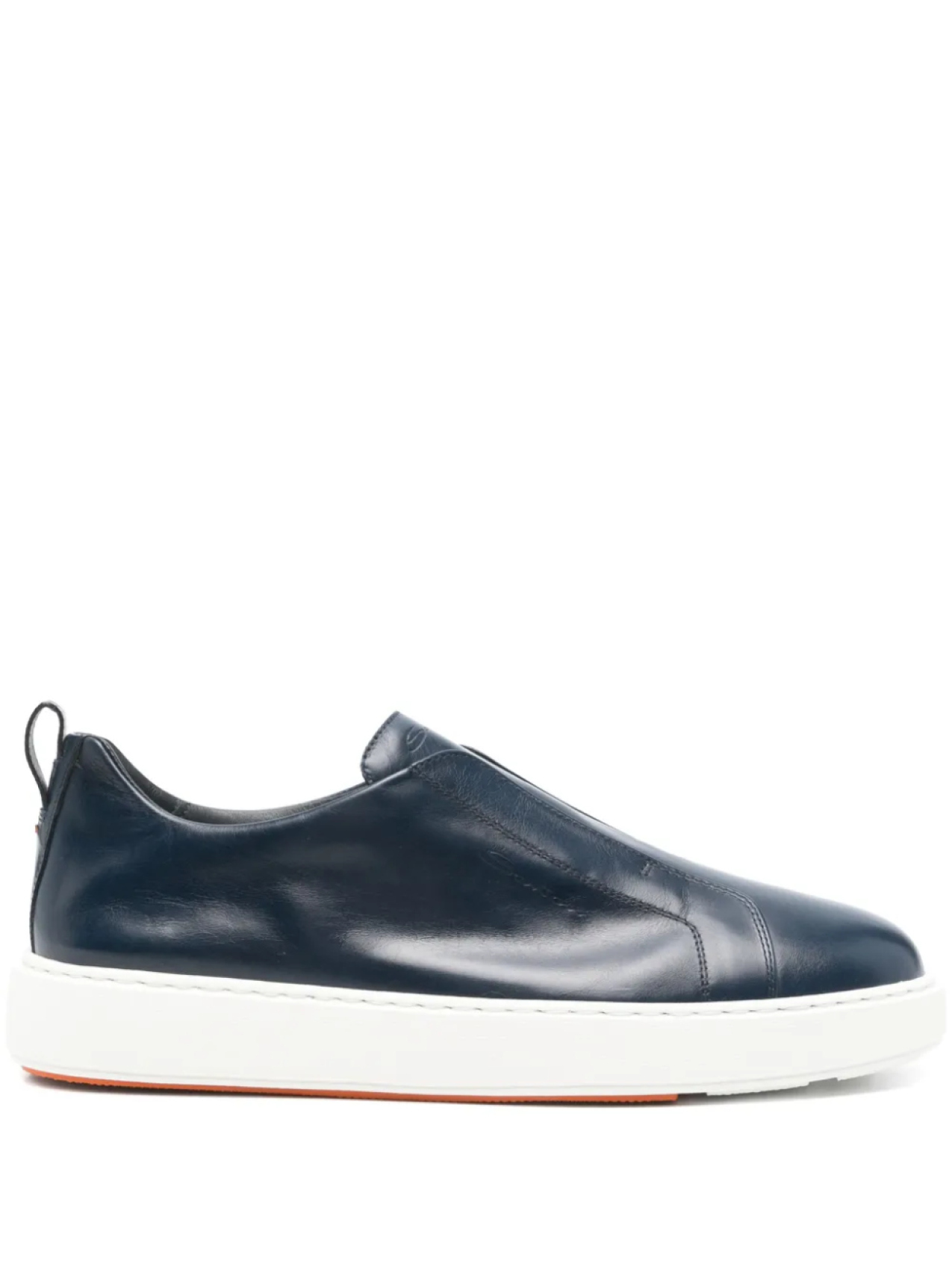 

Кожаные кроссовки Santoni, синий