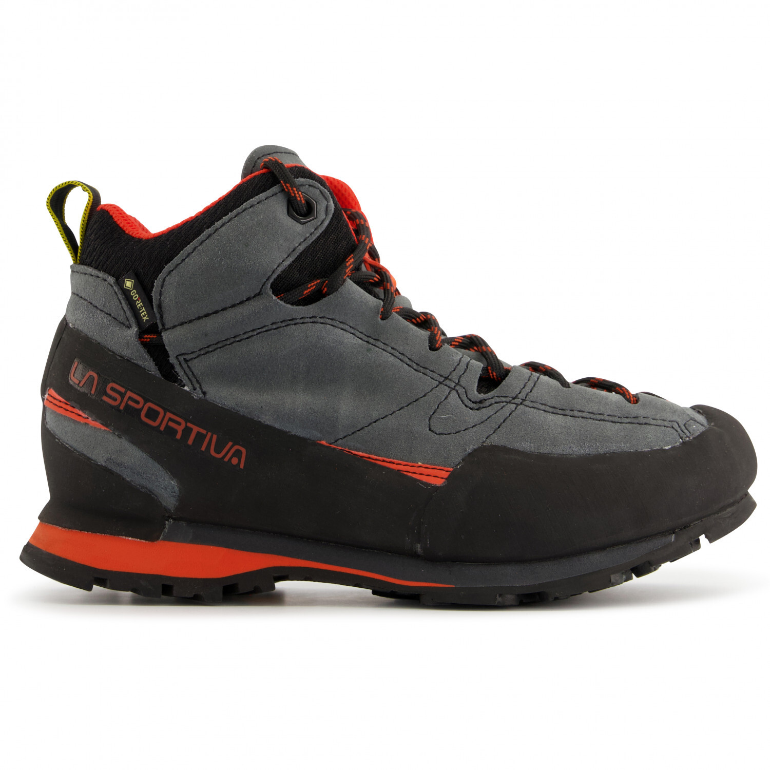 

Походная обувь La Sportiva Boulder X Mid GTX, цвет Carbon/Flame