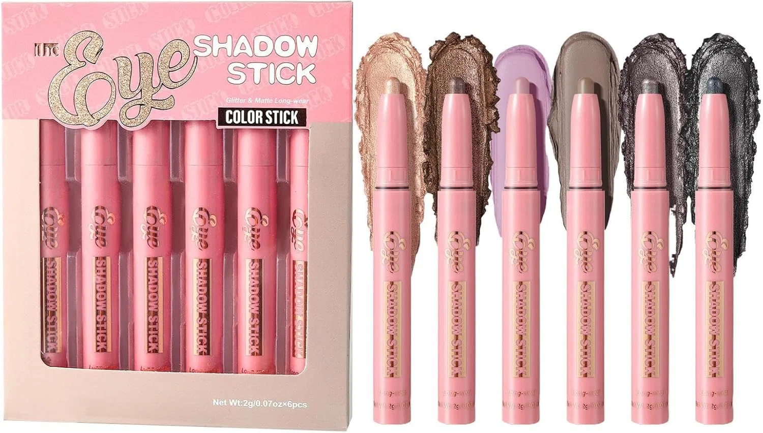 Тени для век кремовые Set of 6 No brand