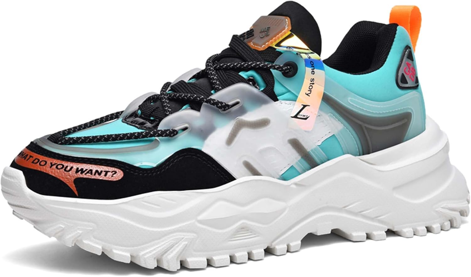 

Мужские модные кроссовки высокие повседневные противоскользящие спортивные тренировочные беговые кроссовки с удобной толстой подошвой для улицы, повседневной ходьбы и с эффектом увеличения роста Dzbajrqm, синий