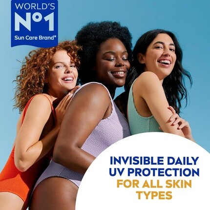 Nivea Солнцезащитный крем для лица Sun Uv Face Invisible Daily Fluid Spf50+ 40 мл, солнцезащитный крем для лица с ниацинамидом 8H Matte Effect Spf50, увлажняющий крем для лица, невидимый для всех тонов кожи — фото 3