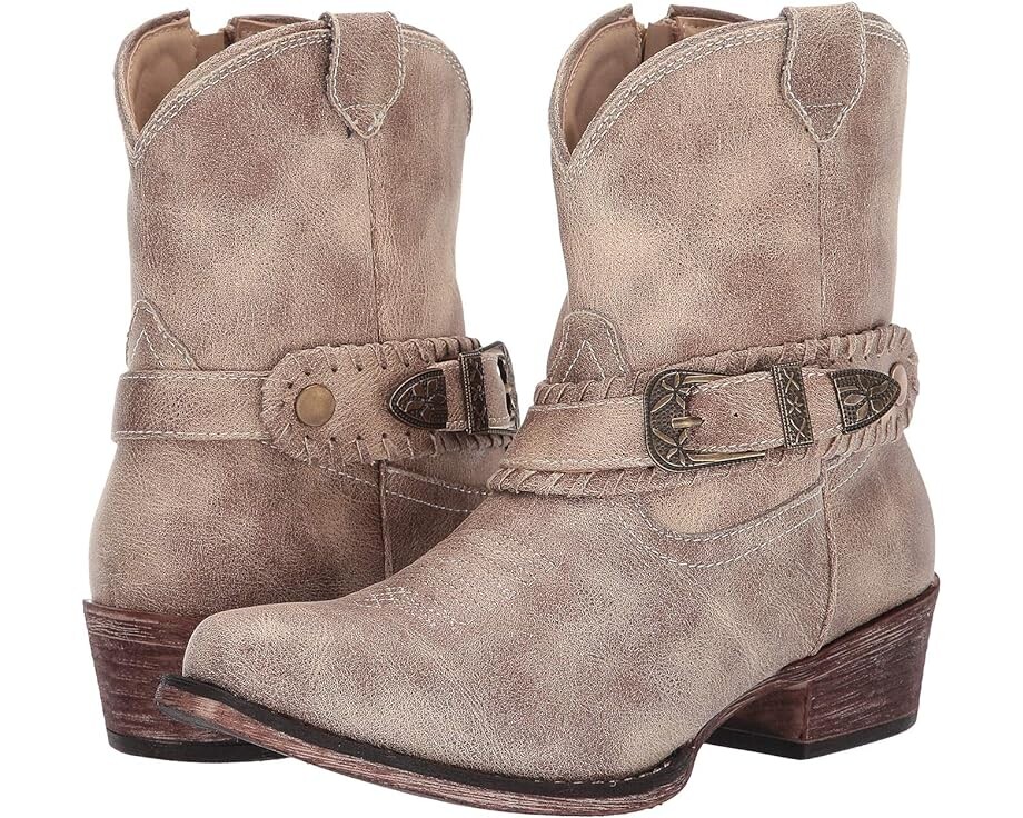 Ботинки Roper Nelly, цвет Vintage Beige Faux Leather
