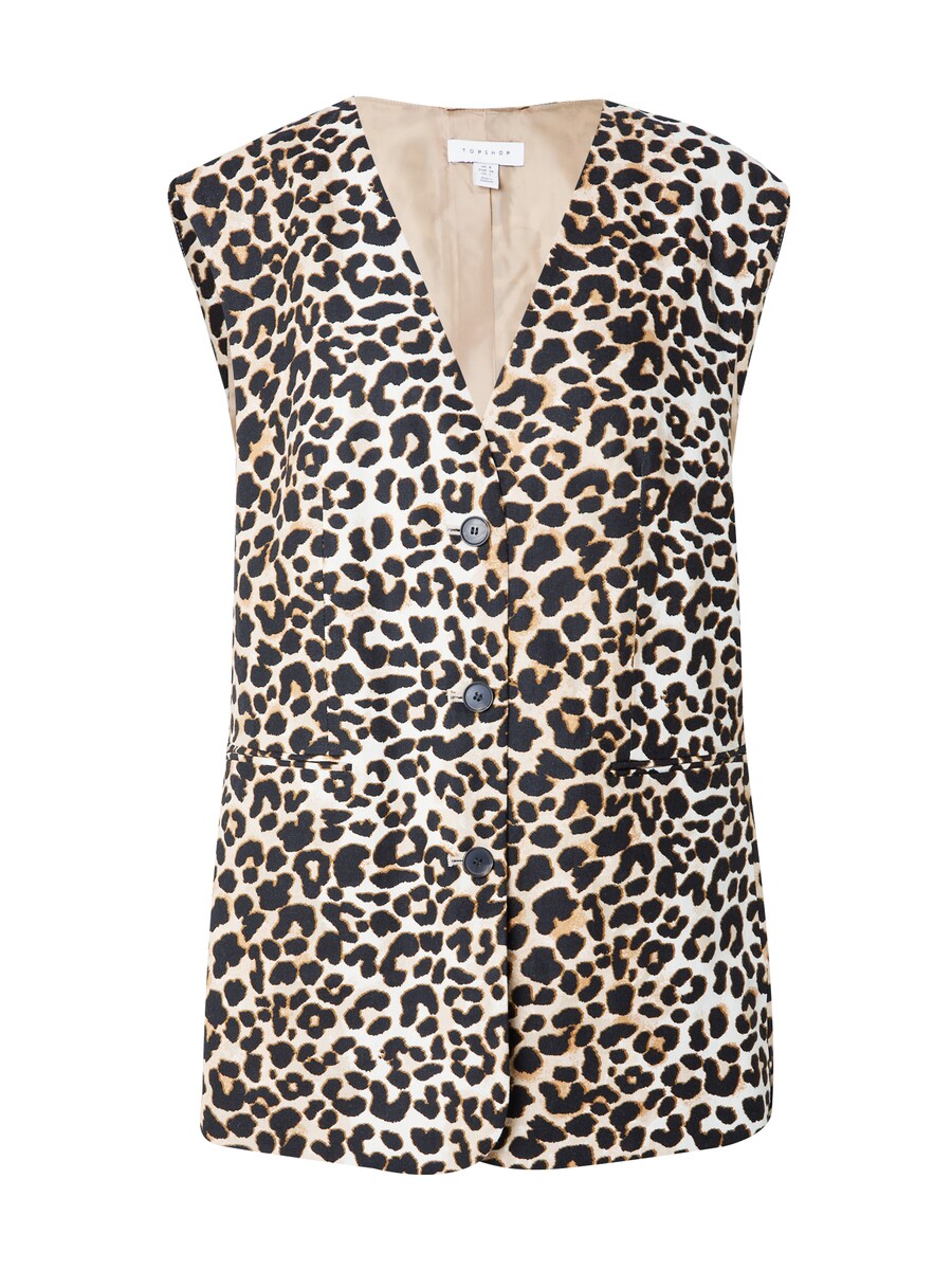 

Жилет TOPSHOP Vest, цвет camel/light beige