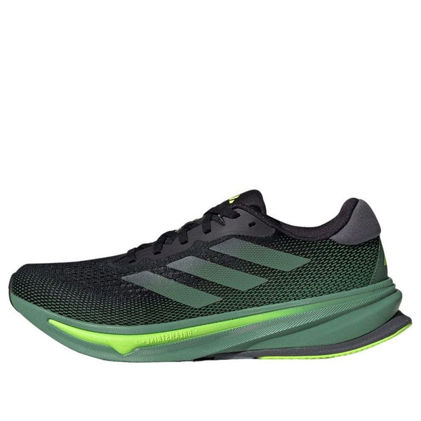 

Кроссовки supernava rise 'black preloved green lucid lemon' Adidas, черный