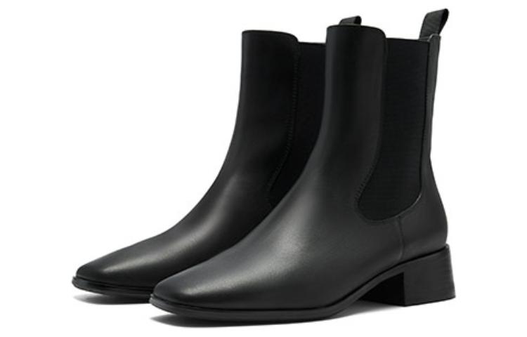 Женские короткие челси-ботинки 3,3 см NINE WEST, экрю — фото 4